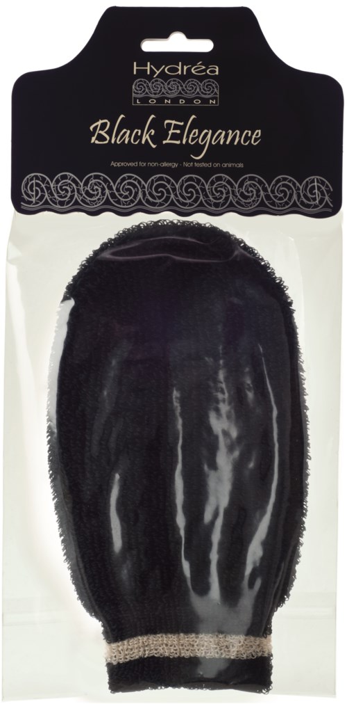 Hydréa London Exfoliating Spa Mitt Black