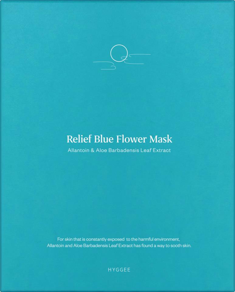 Hyggee Blue Flower Relief Flower Mask 35ml