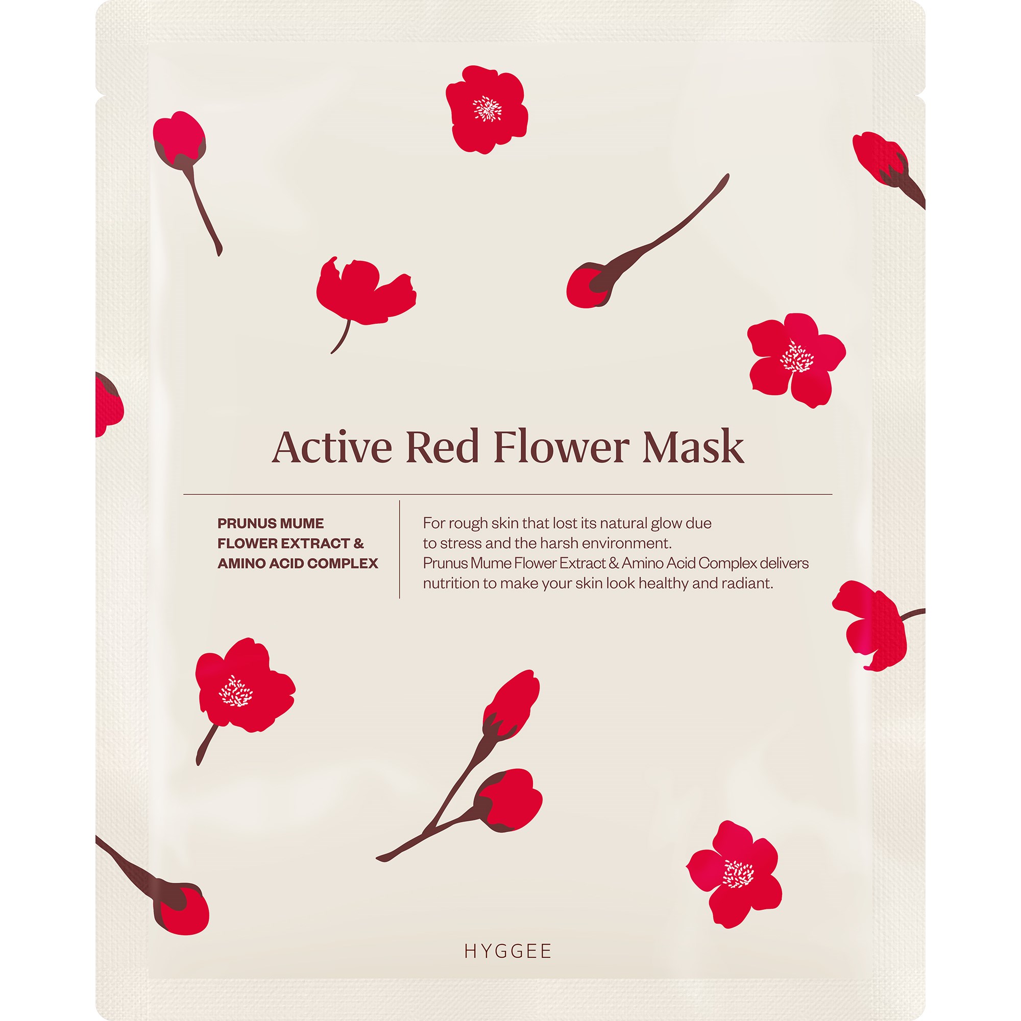 Läs mer om HYGGEE Red Flower Active Mask 35 ml