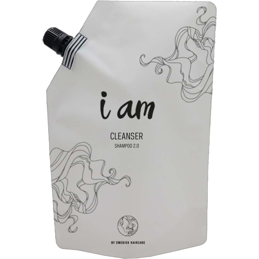 I am by Swedish Haircare i am Cleanser Shampoo 2.0 Refill 1000 ml