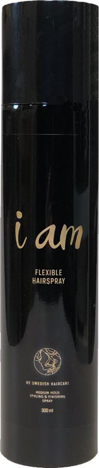 I am by Swedish Haircare I am Flexible Hairspray 300ml