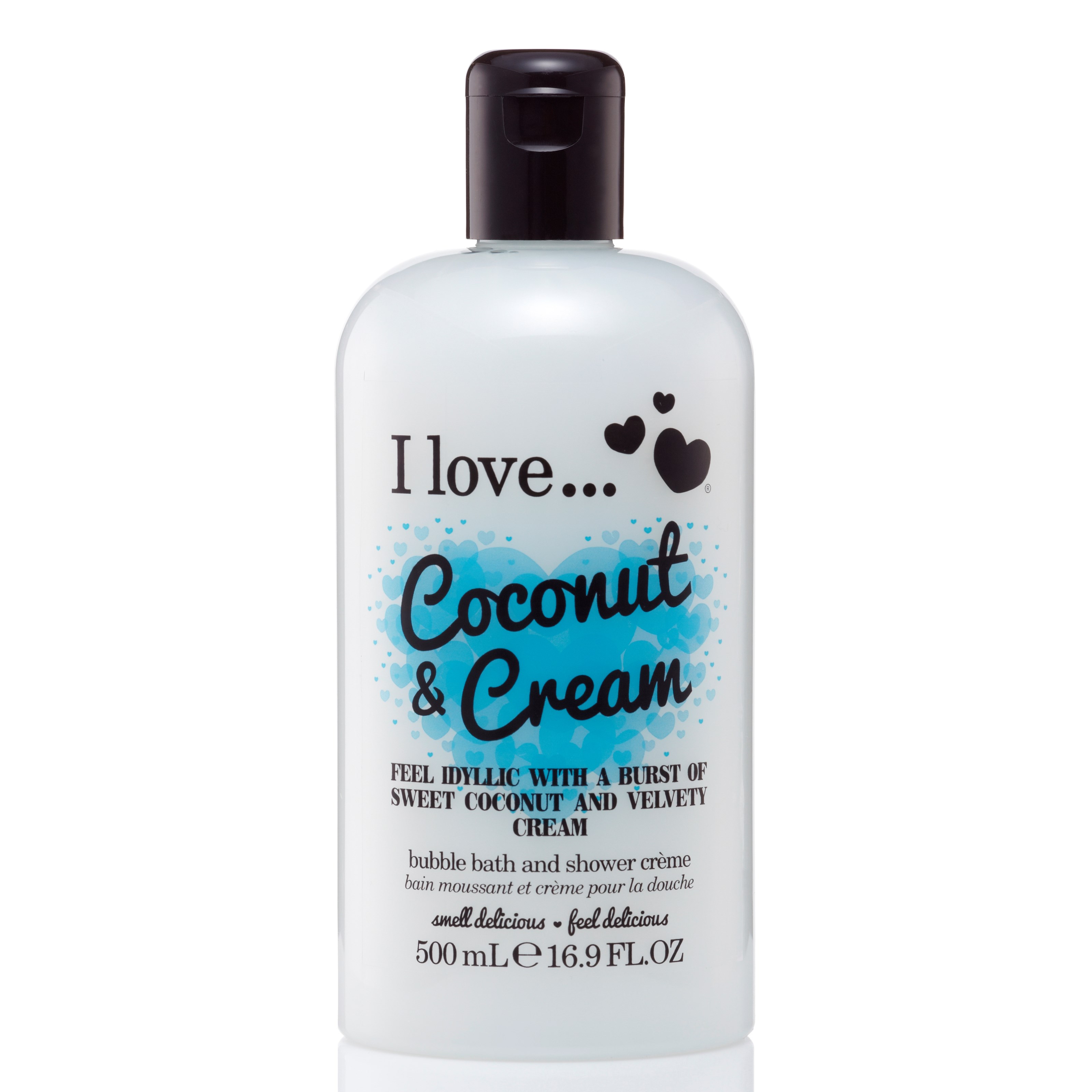 I Love... Bubble Bath & Shower Crème I Love… 500ml Coconut & Crea billede