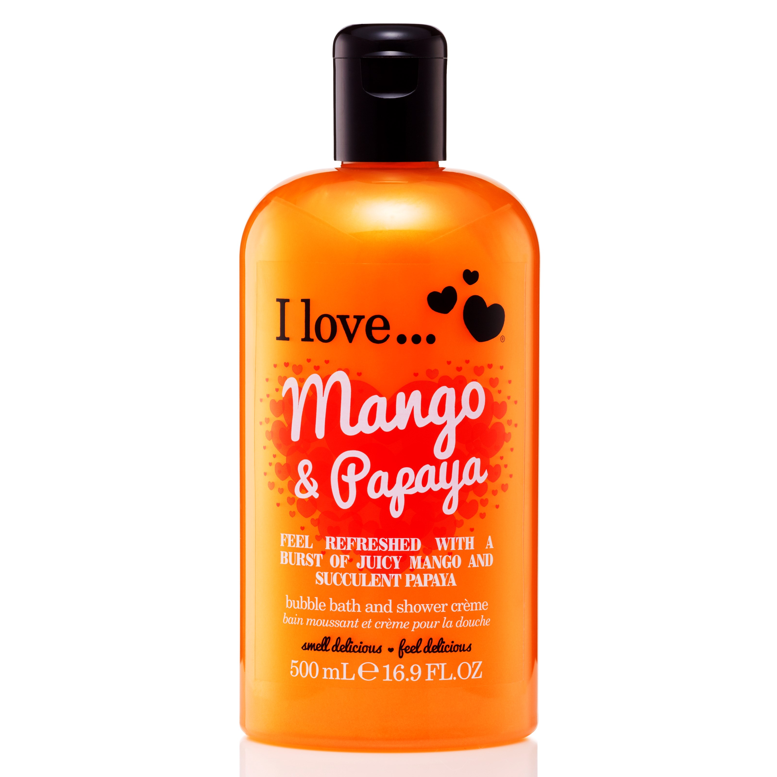 I Love... Bubble Bath & Shower Crème I Love… 500ml Mango & Papaya billede