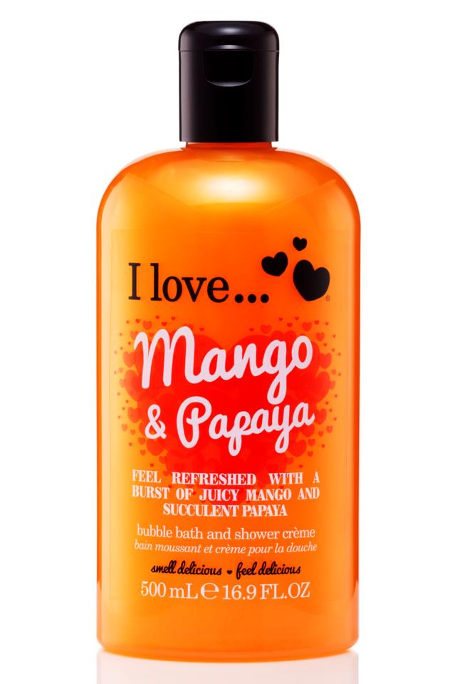 I Love… Bubble Bath & Shower Crème Mango & Papaya 500ml
