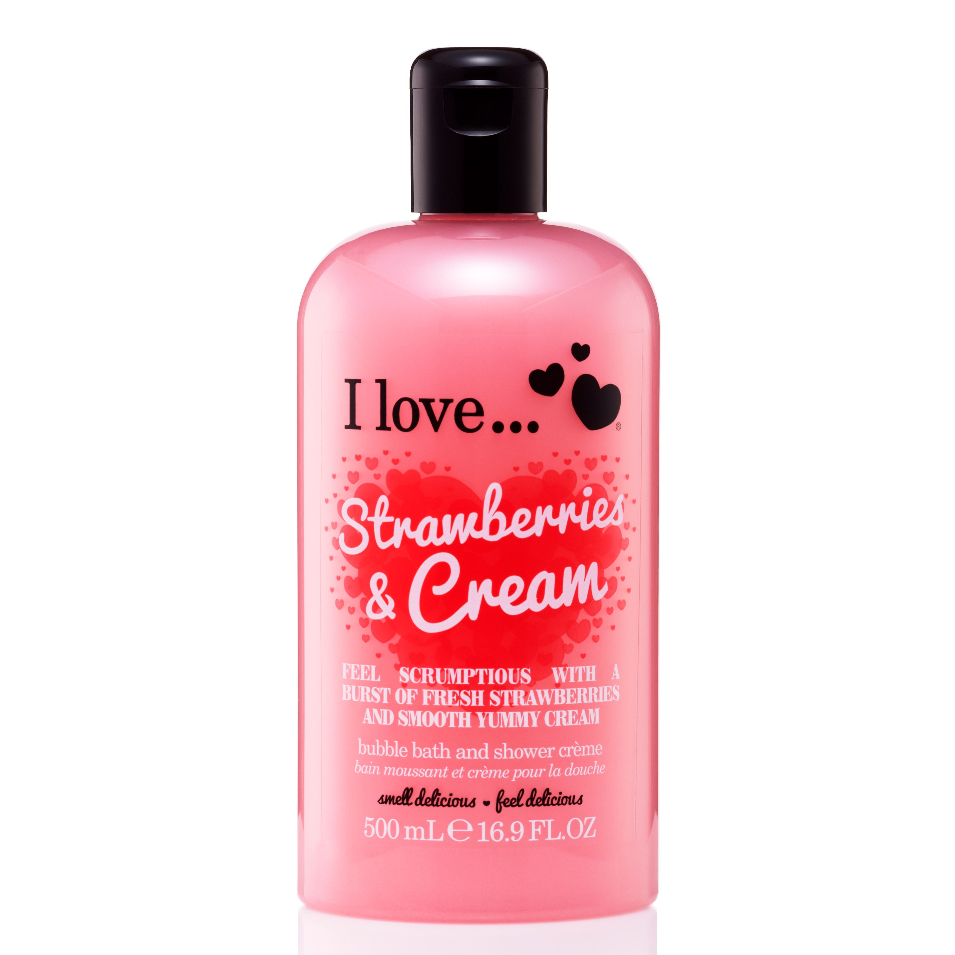 I Love... Bubble Bath & Shower Crème I Love… 500ml Strawberries & billede