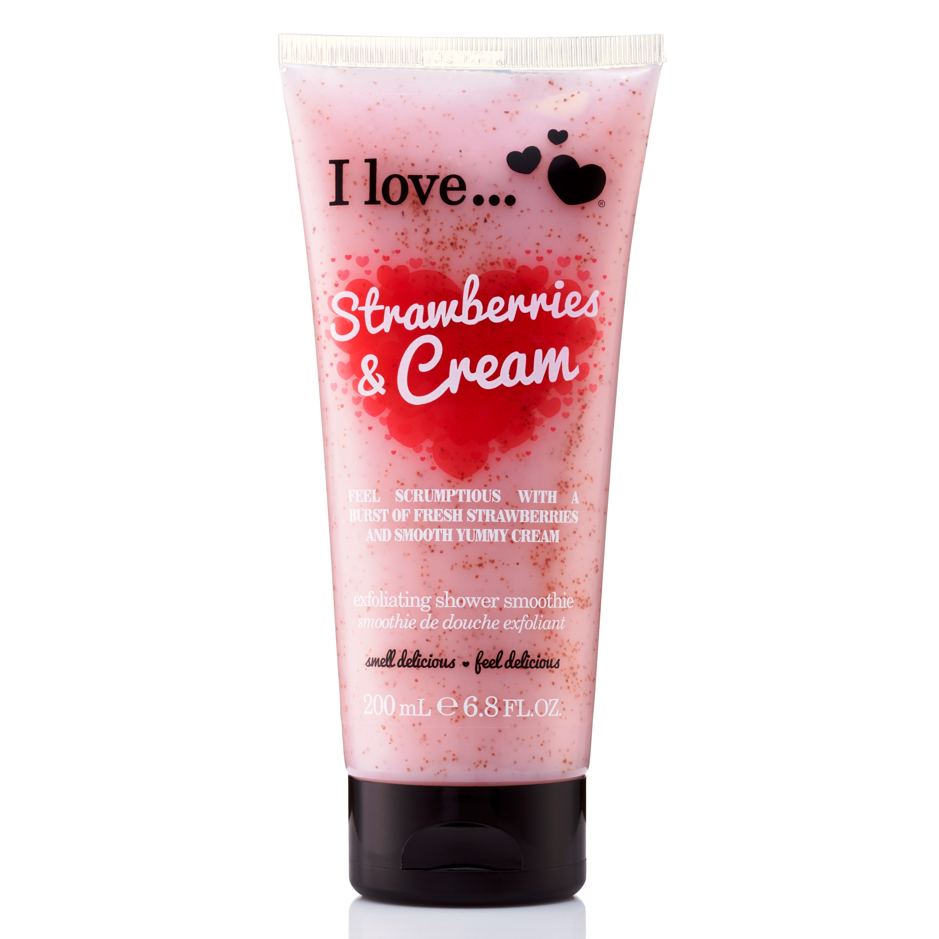Läs mer om I Love... Exfoliating Shower Smoothie I Love… Strawberries & Cream 200