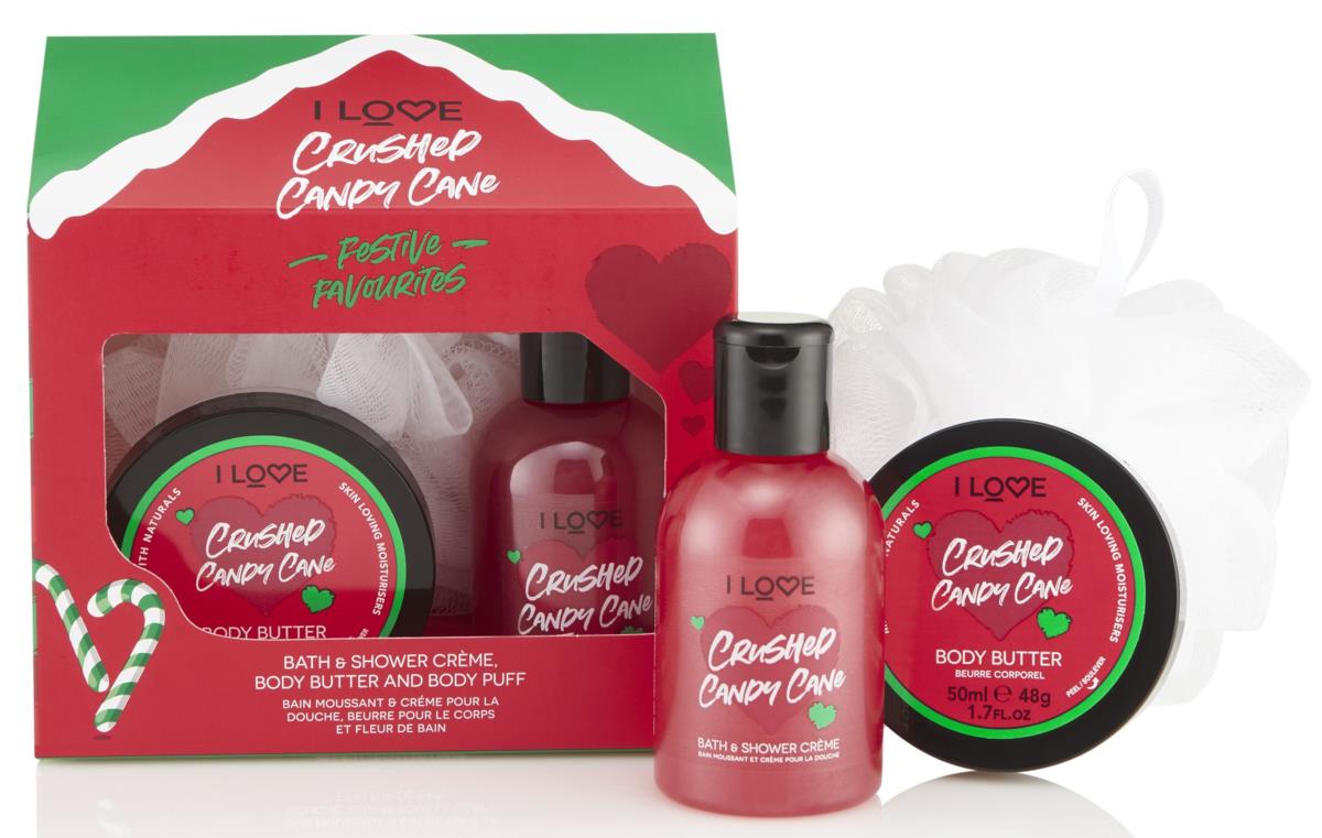 I Love... Festive Favourites Crushed Candy Cane Gift Set