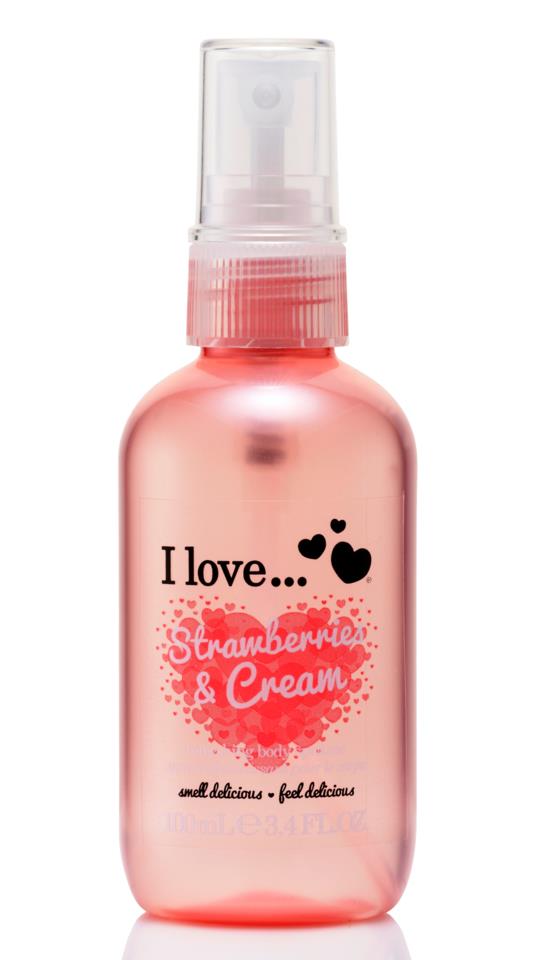 I Love… Refreshing Body Spritzer Strawberries & Cream 100ml