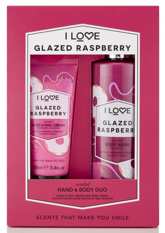 I Love Signature Body Dou Glazed Rasberry Gift Set