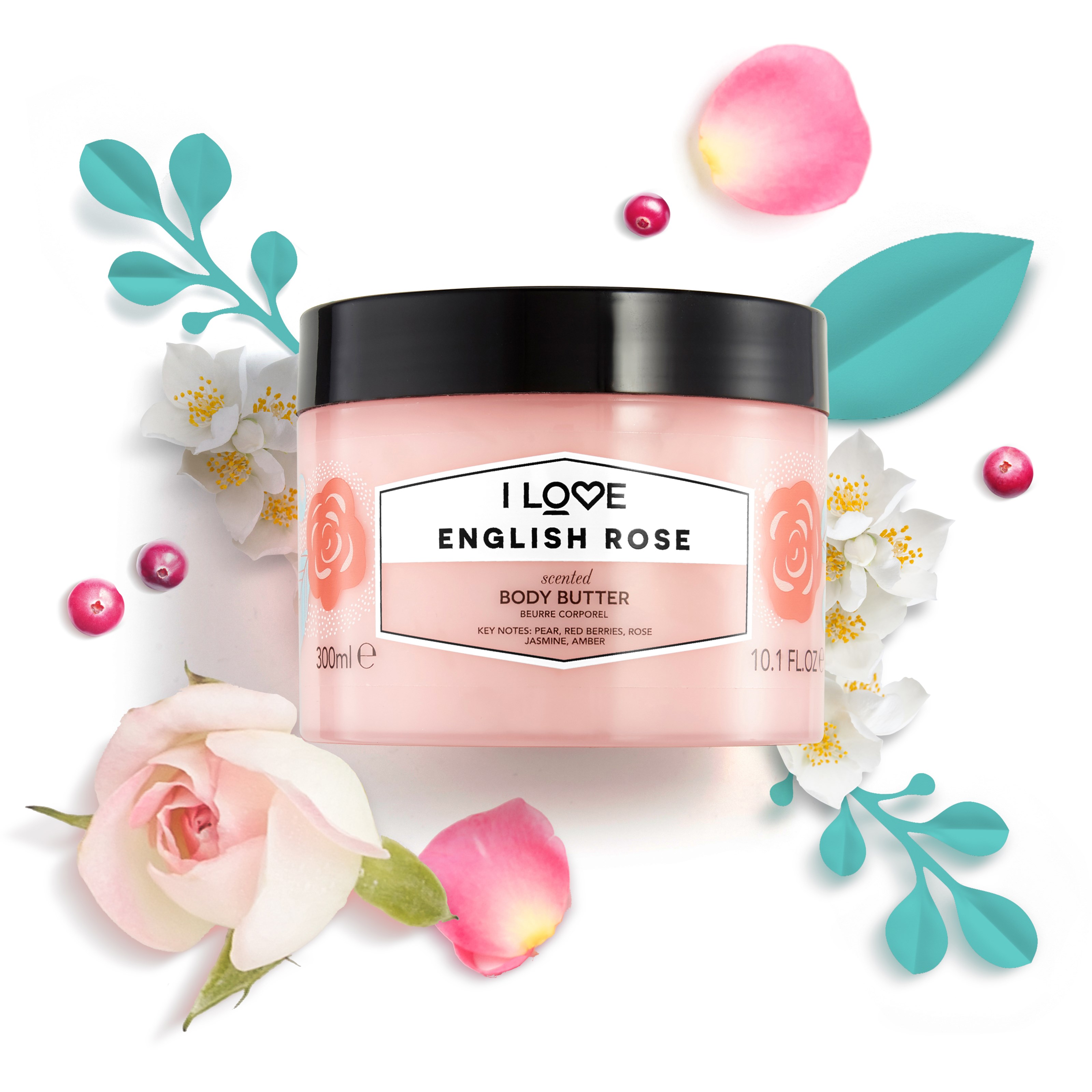 Alternativ bild 1 för Tělo Mo English Rose Butter ( Body Butter) 300 ml