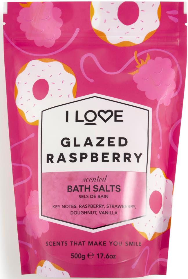 I Love Signature Glazed Raspberry Bath Salts 500 g