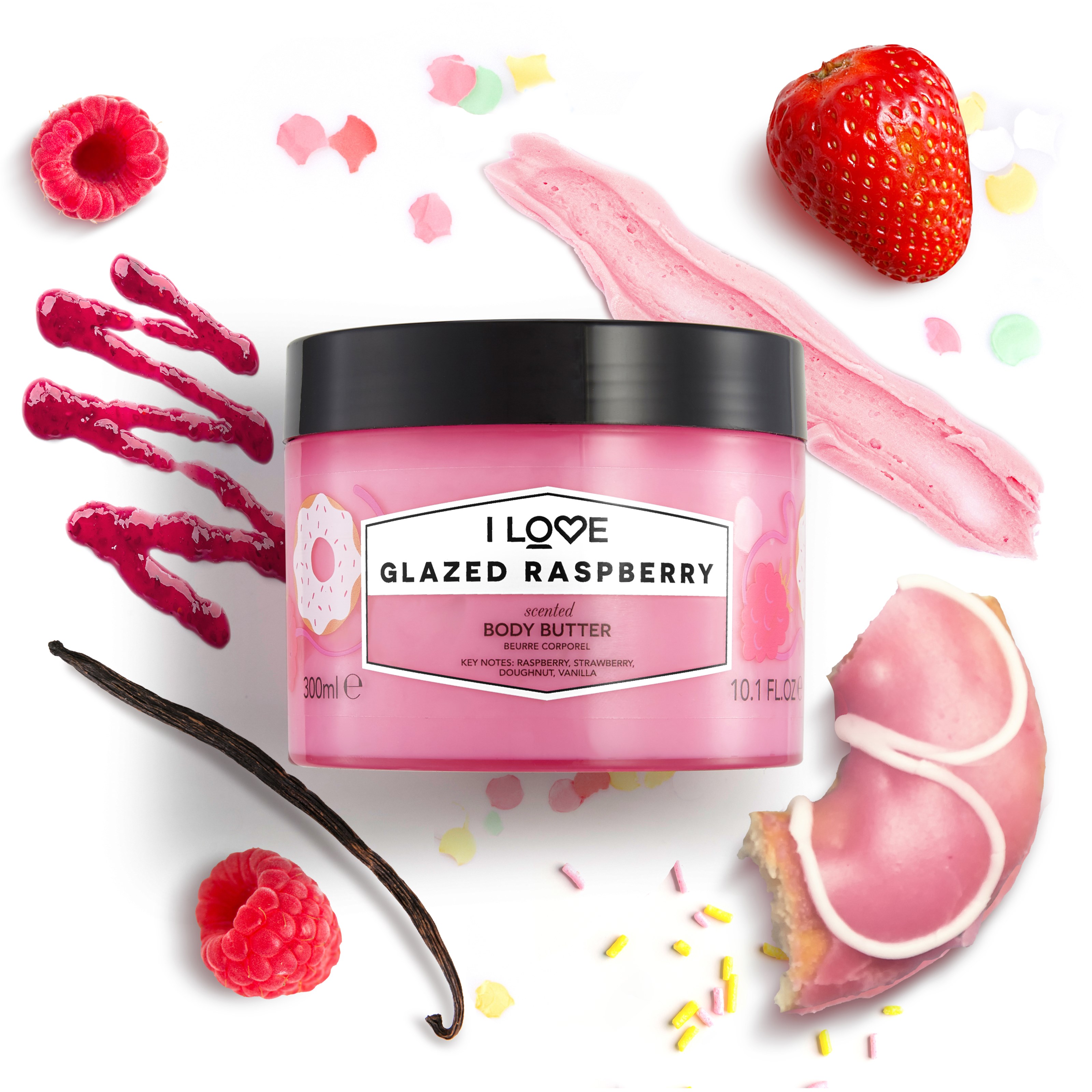 Alternativ bild 1 för I Love... Signature I Love Glazed Raspberry Body Butter 300 ml