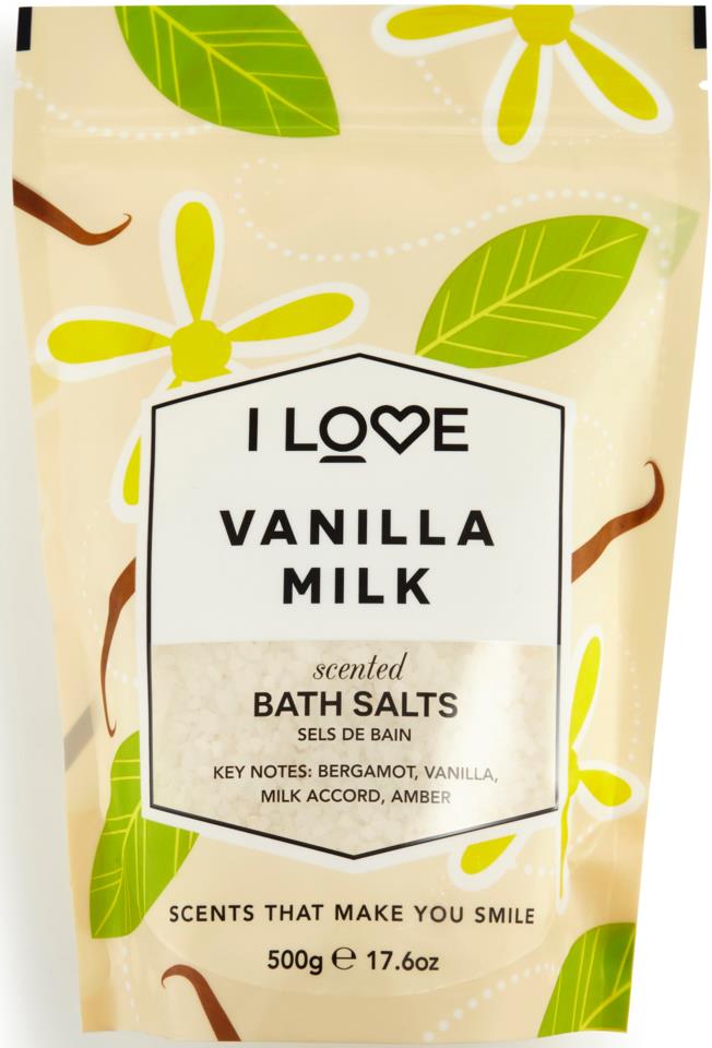 I Love Signature Vanilla Milk Bath Salts 500 g