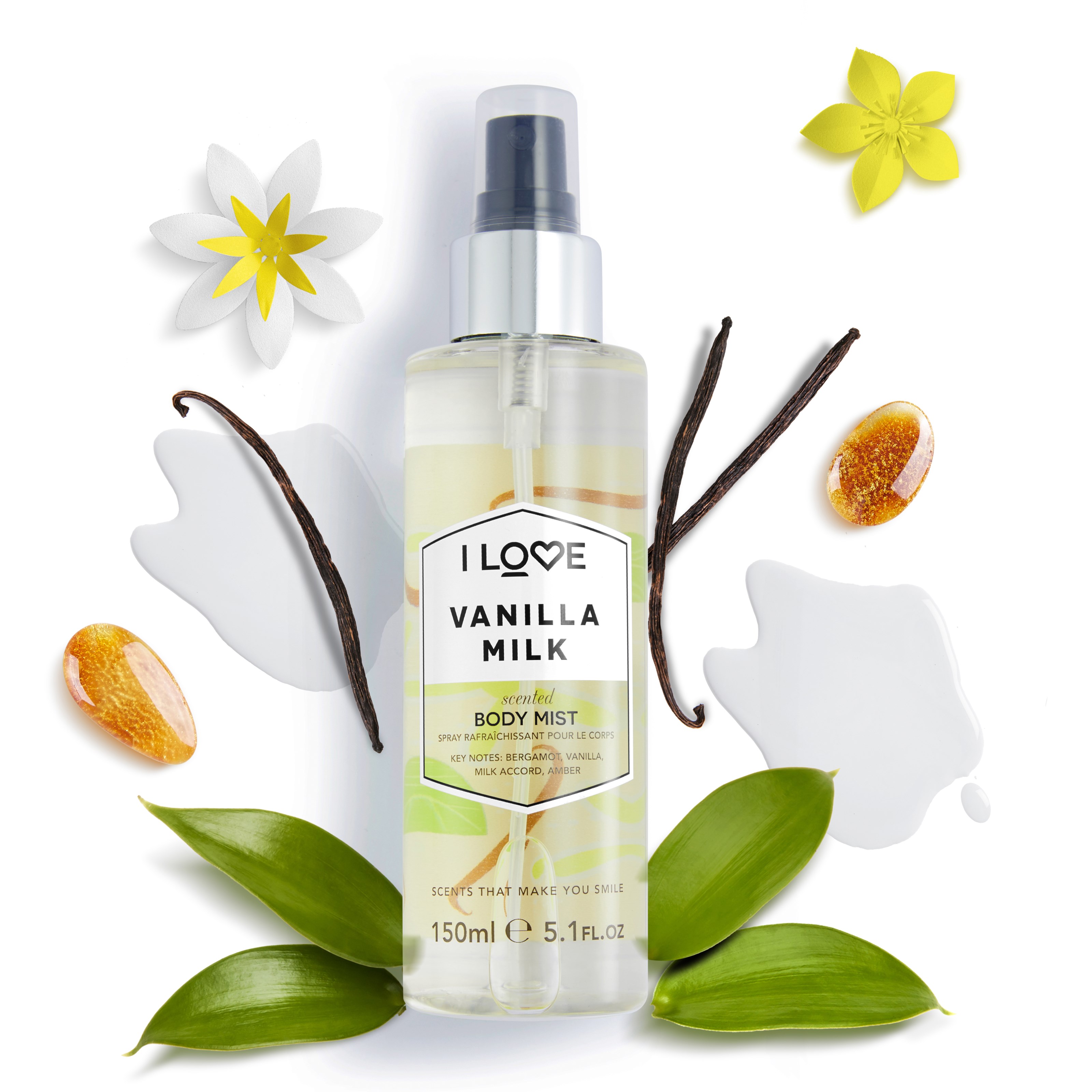 Alternativ bild 1 för I Love... Signature I Love Vanilla Milk Body Mist 150 ml