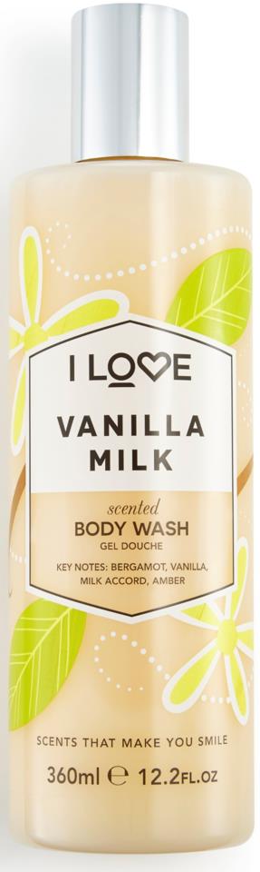 I Love Signature Vanilla Milk Body Wash 360 ml