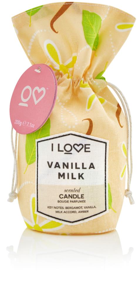 I Love Signature Vanilla Milk Scented Candle 200g