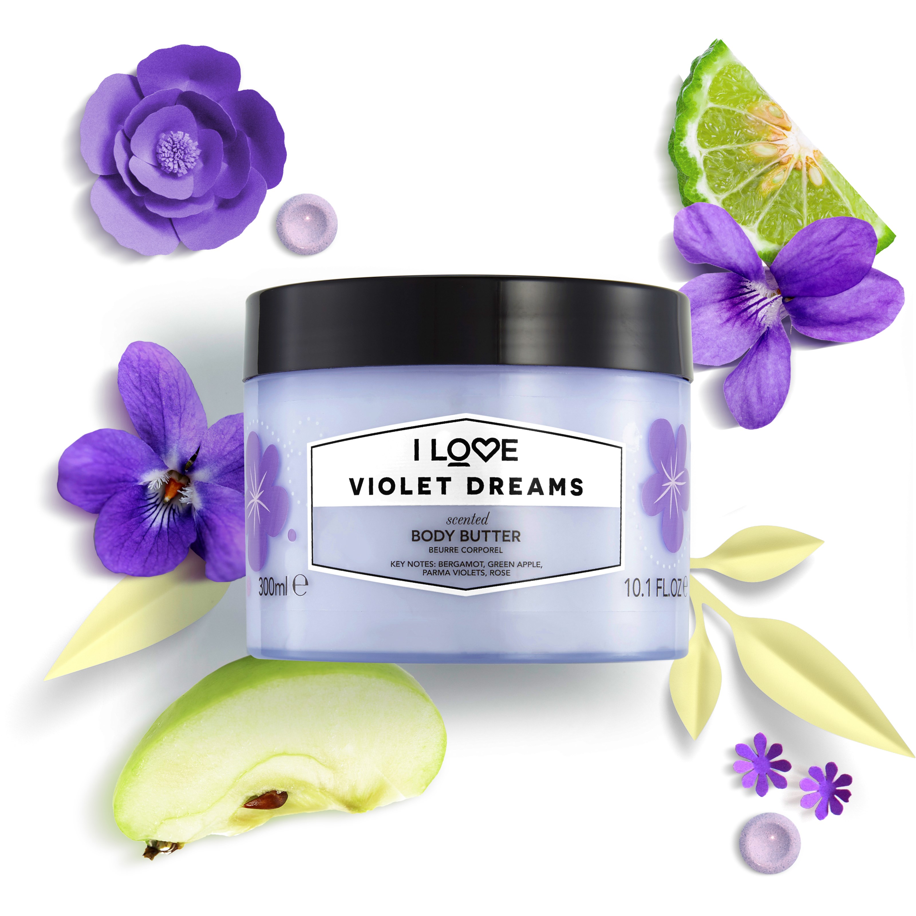 Alternativ bild 1 för I Love... Signature I Love Violet Dreams Body Butter 300 ml