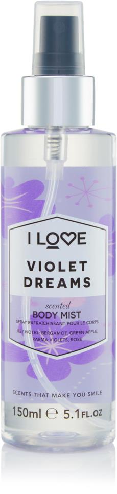 I Love Signature Violet Dreams Body Mist 150 ml