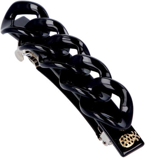 Ia Bon Chain Clip Glossy Black