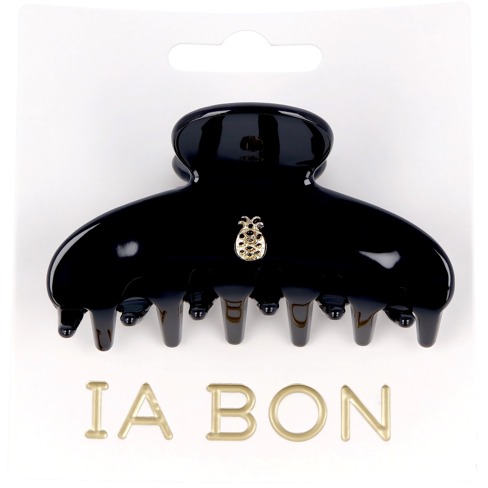 Läs mer om Ia Bon Hair Claw Glossy Black