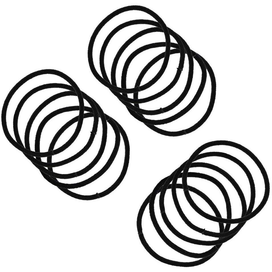 Ibero Hair Tie With Bamboo Fiber 15 pcs 15 kpl