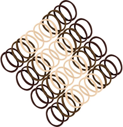 Ibero Hair Ties Brown 50 st