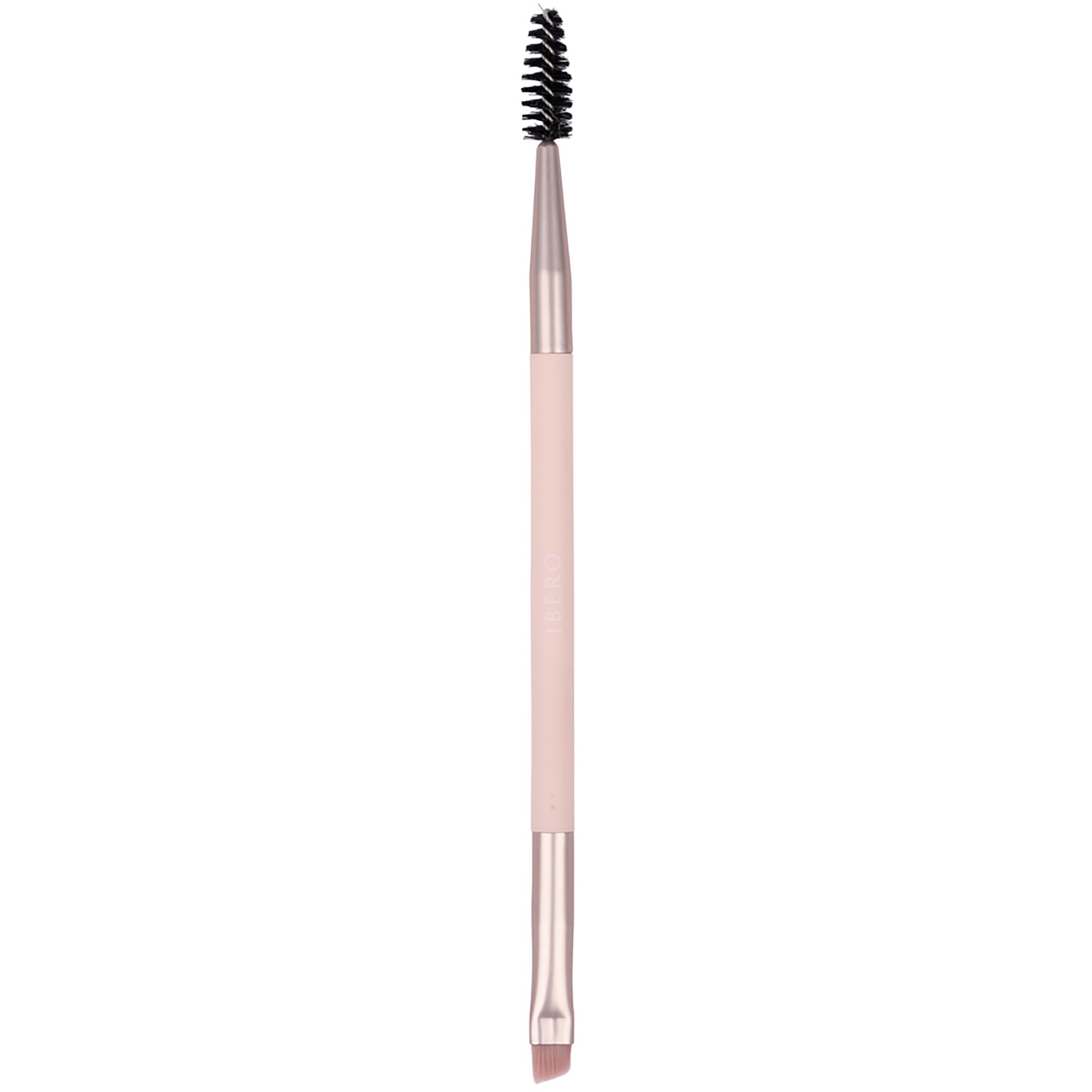 Ibero Makeup Brush Eyebrow 2-Sided Pink