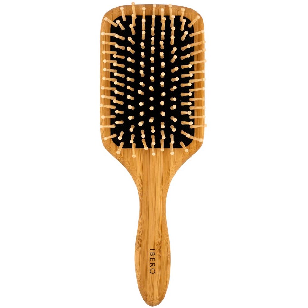 Läs mer om Ibero Paddle Hair Brush With Bamboo Pins