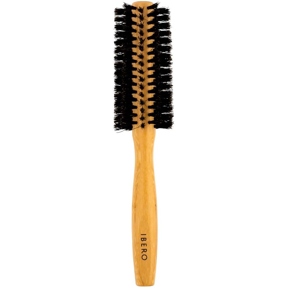 Ibero Round Hair Brush With Natural Bristles billede