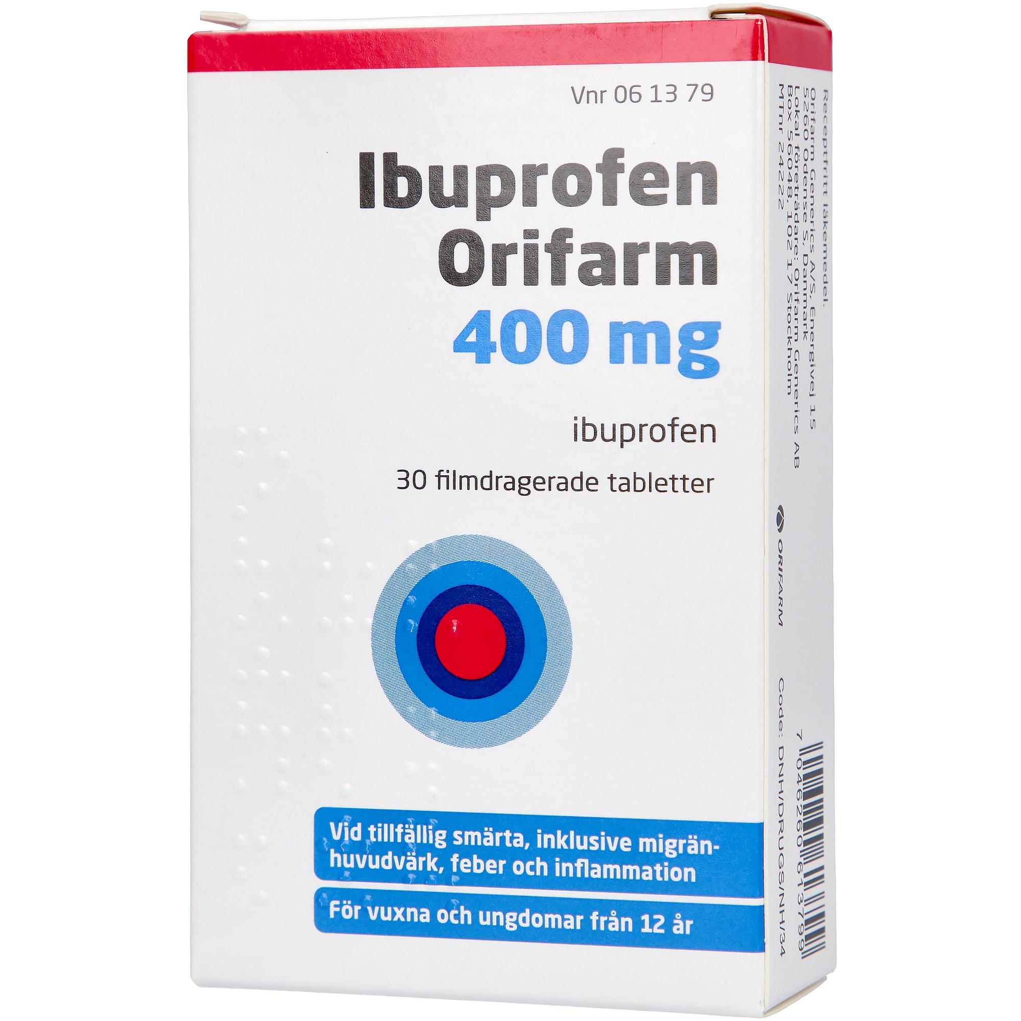 Ibuprofen Orifarm 400mg 30 st