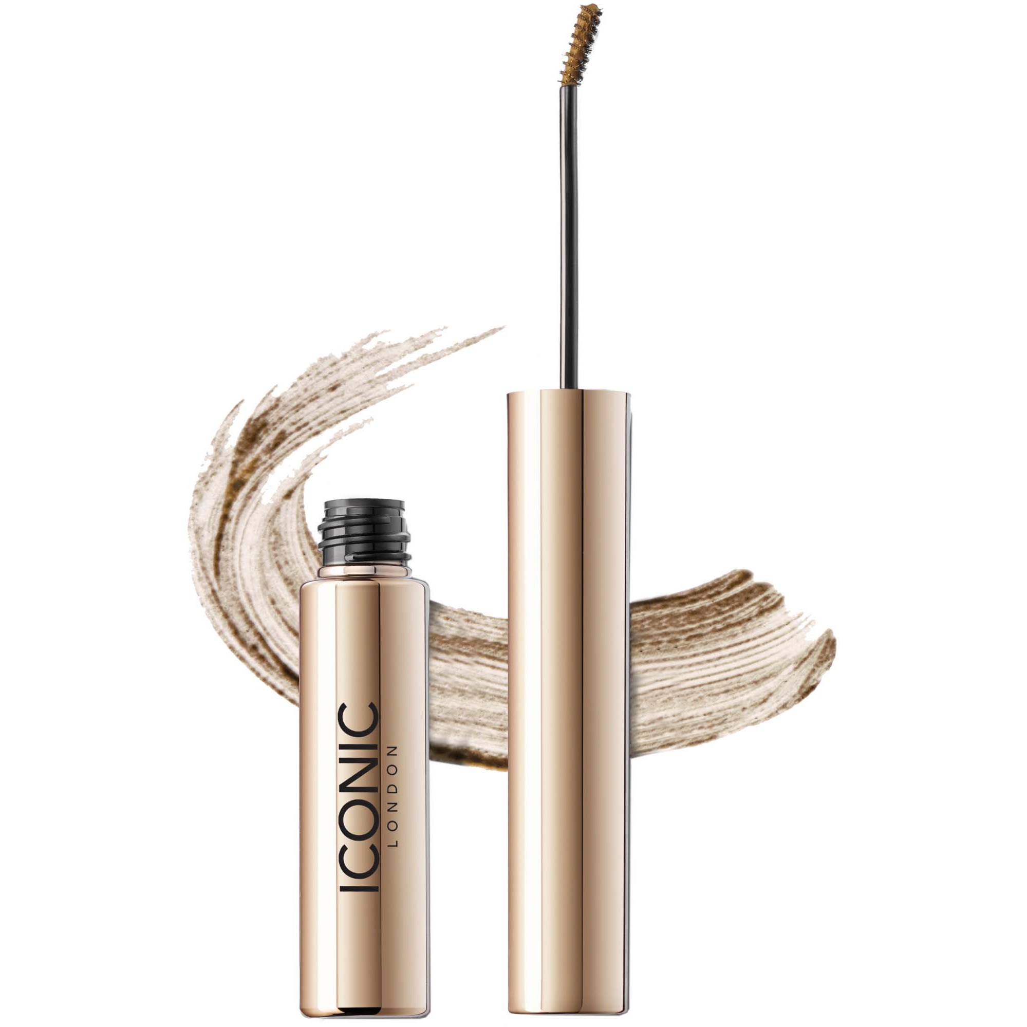 Läs mer om ICONIC London Brow Gel Tint and Texture Black Brown