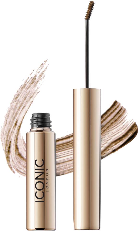 ICONIC LONDON Brow Gel Tint and Texture Chocolate Brown