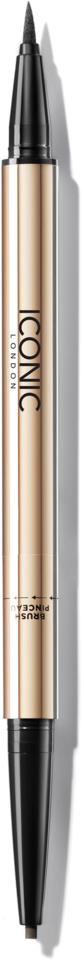 ICONIC London Triple Precision Brow Definer Cool Brown