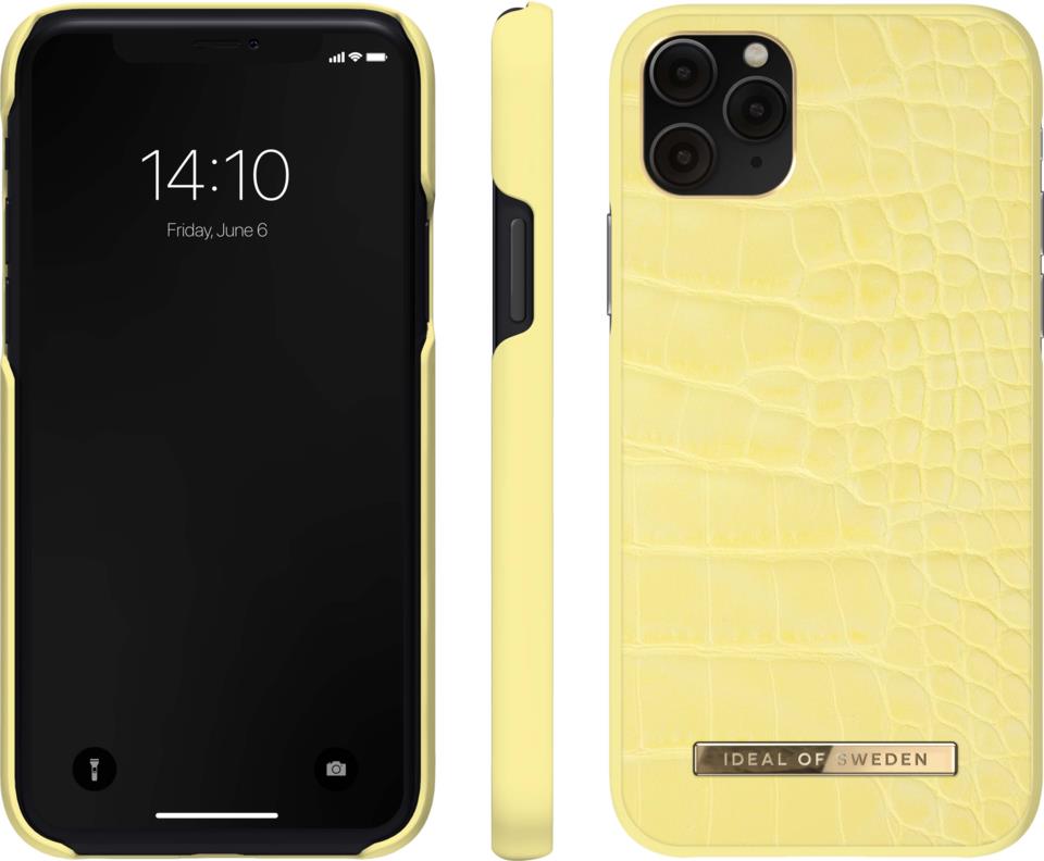 iDeal of Sweden Atelier Case iPhone 11 Pro/XS/X Lemon Croco