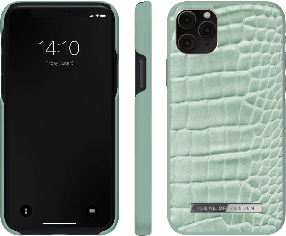 iDeal of Sweden Atelier Case iPhone 11 Pro/XS/X Mint Croco