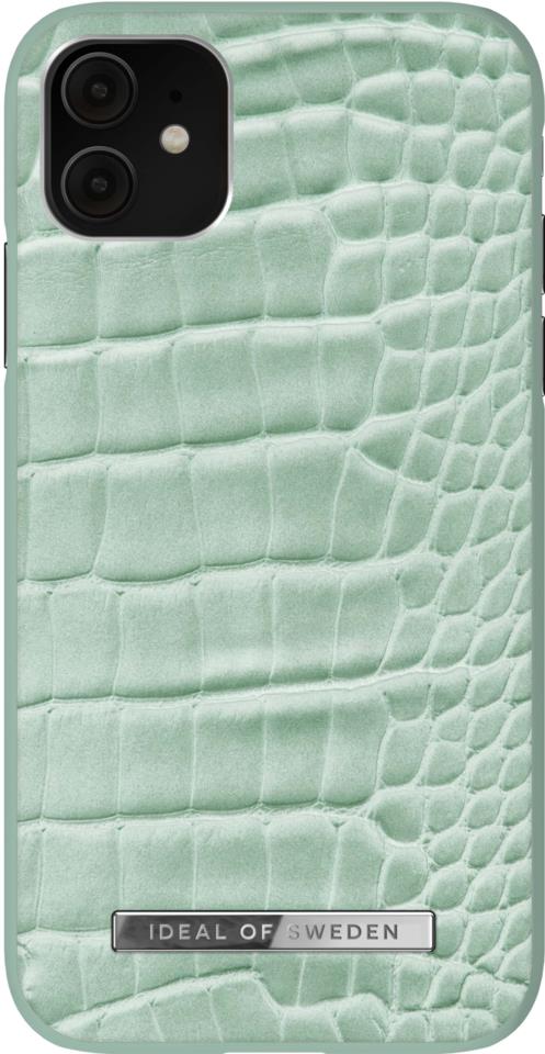 iDeal of Sweden Atelier Case iPhone 11/XR Mint Croco