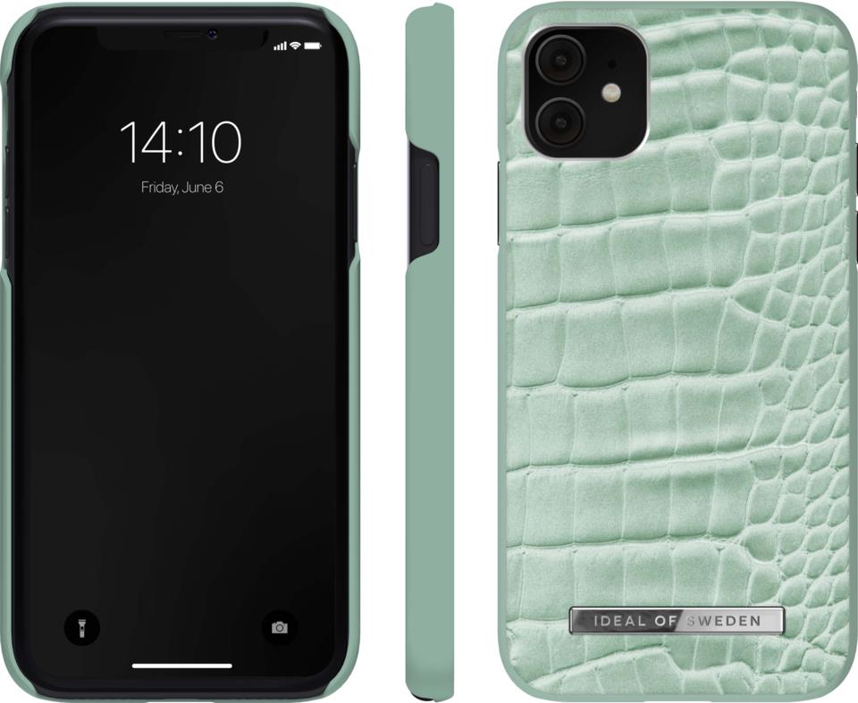 iDeal of Sweden Atelier Case iPhone 11/XR Mint Croco