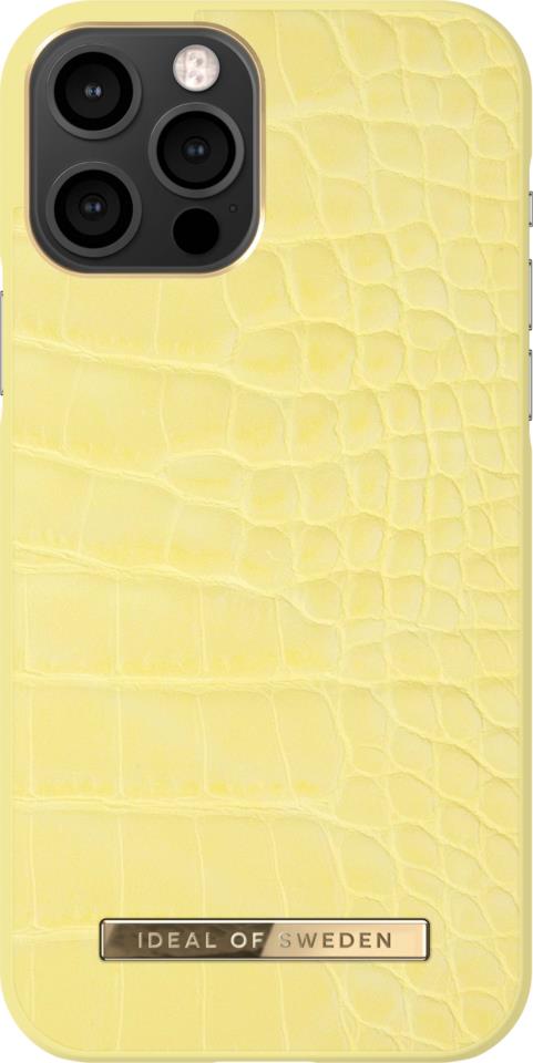iDeal of Sweden Atelier Case iPhone 12/12 Pro Lemon Croco