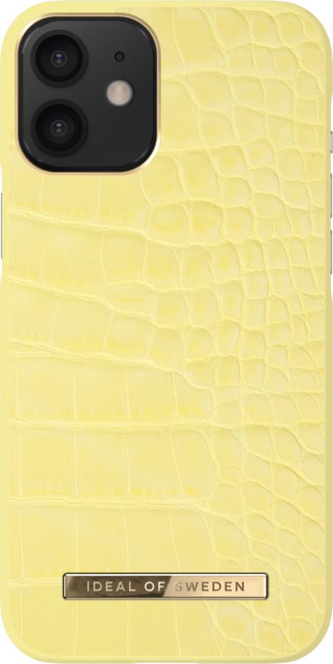 iDeal of Sweden Atelier Case iPhone 12 Mini Lemon Croco