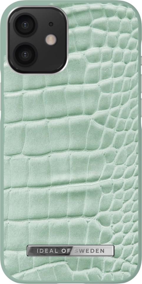 iDeal of Sweden Atelier Case iPhone 12 Mini Mint Croco