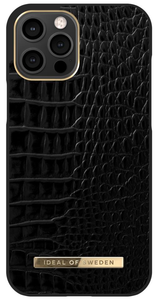 IDEAL OF SWEDEN Atelier Case iPhone 12 Pro Max Neo Noir Croc