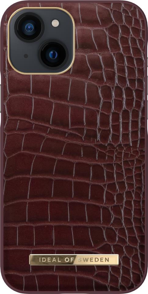 IDEAL OF SWEDEN Atelier Case iPhone 13 Mini Scarlet Croco
