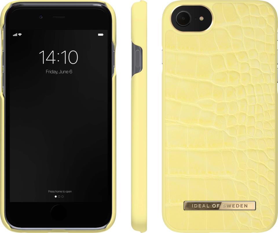 iDeal of Sweden Atelier Case iPhone 6/6S/7/8/SE Lemon Croco