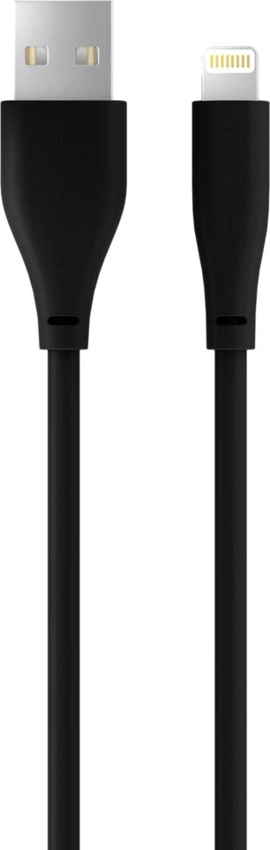 IDEAL OF SWEDEN Charging Cable 1m USB A-lightning Coal Black