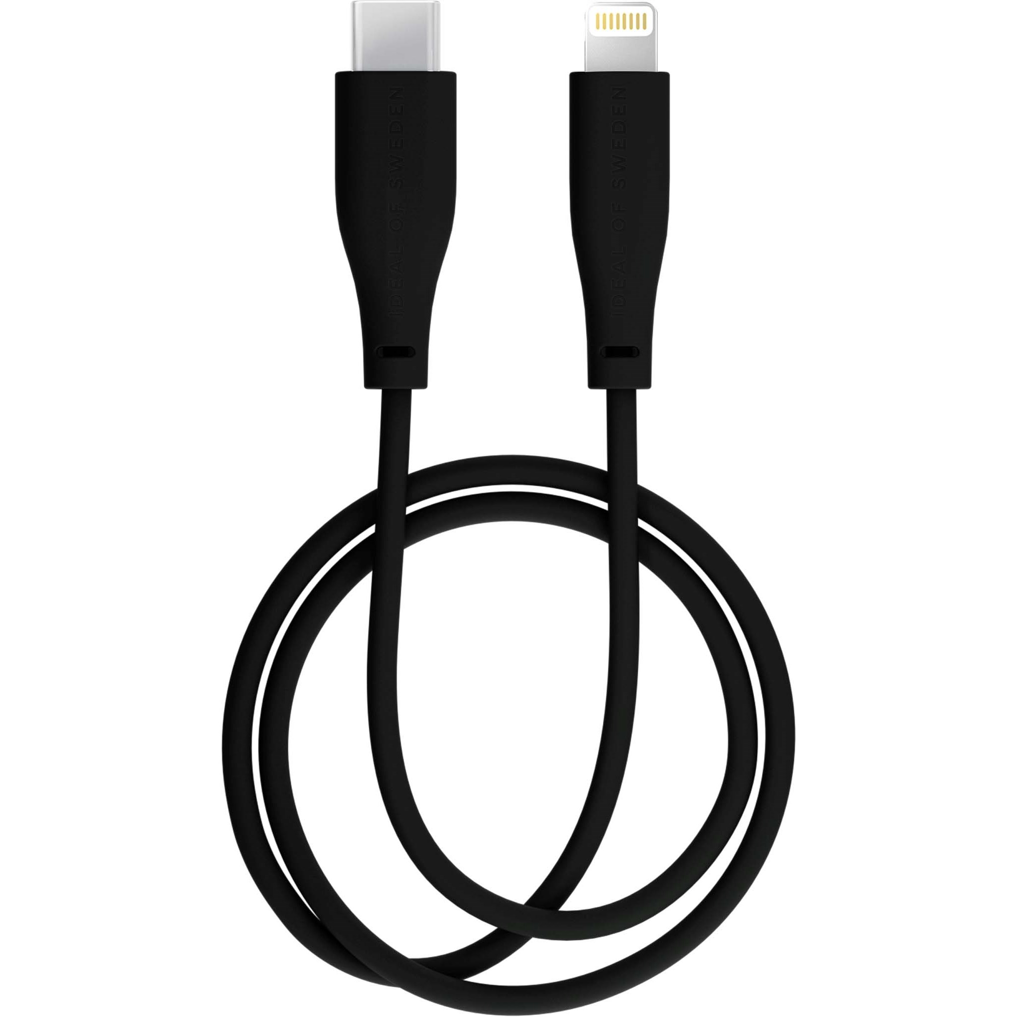 Läs mer om iDeal of Sweden Charging Cable 1m USB C-lightning Coal Black