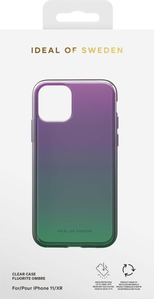 IDEAL OF SWEDEN Clear Case iPhone 11/XR Fluorite Ombre