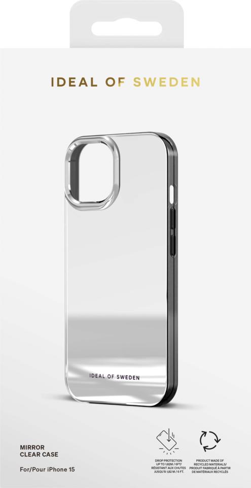 IDEAL OF SWEDEN Clear Case iPhone 15 Mirror