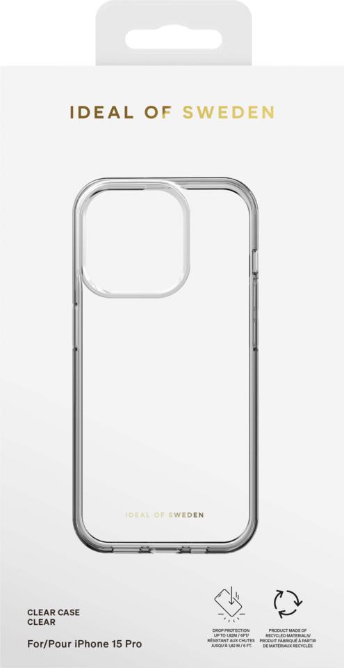 IDEAL OF SWEDEN Clear Case iPhone 15 Pro Clear