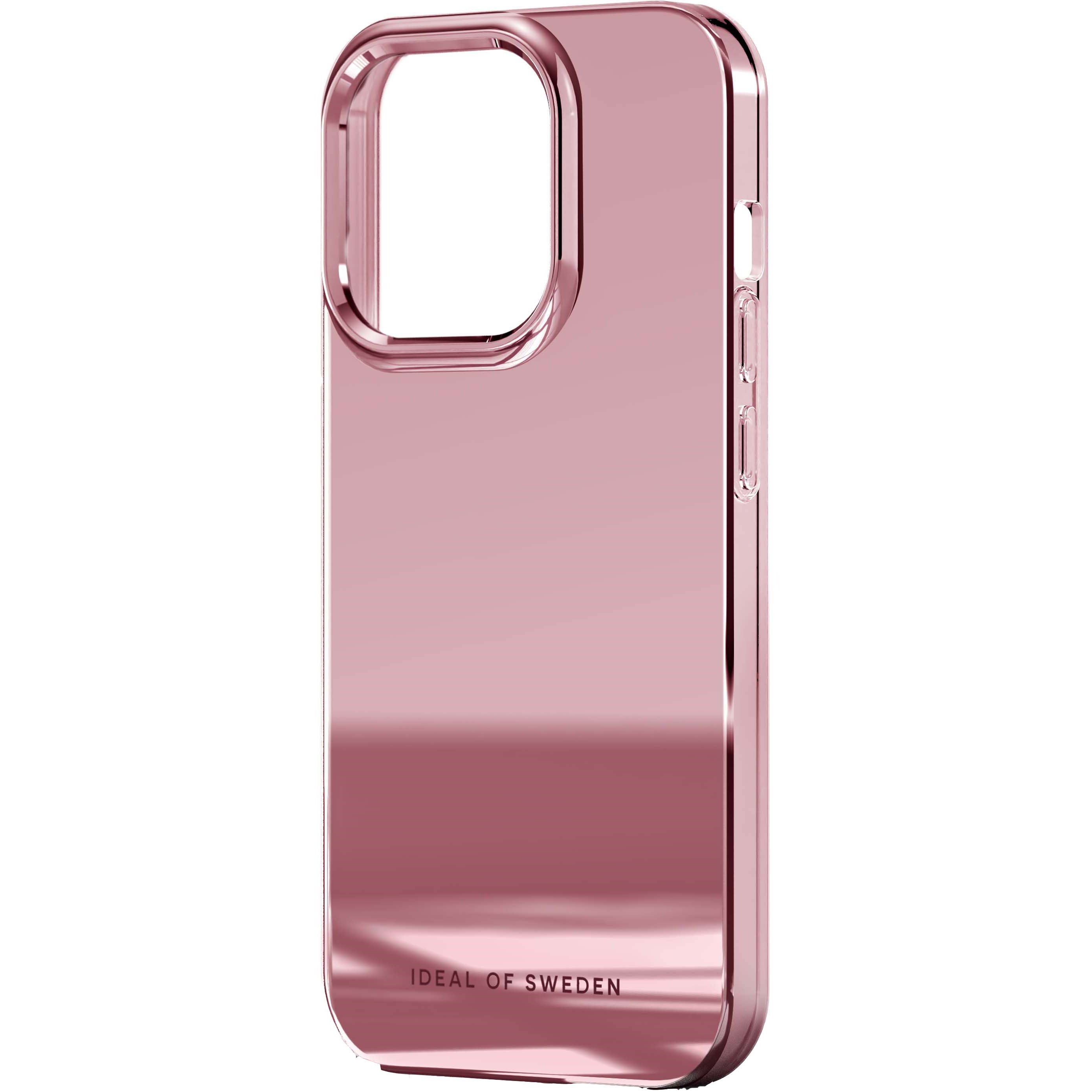 iDeal of Sweden iPhone 15 Pro Clear Case Mirror Rose Pink