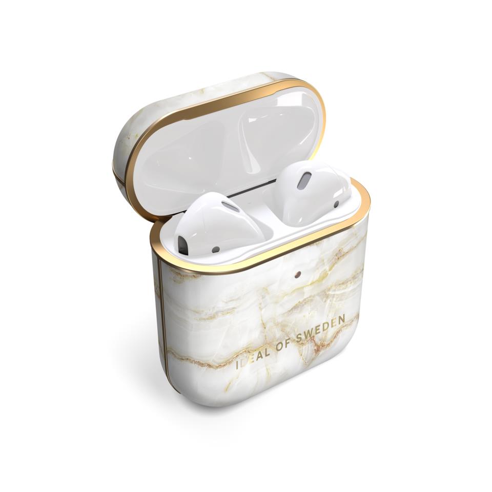 IDEAL OF SWEDEN Fashion AirPods Case Golden Pearl Marble